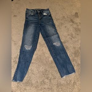 American Eagle Jeans. Highrise crop flare size US 4 regular